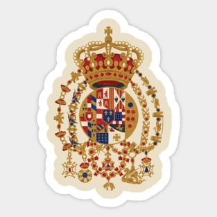 Two Sicilies Antique Flag Sticker